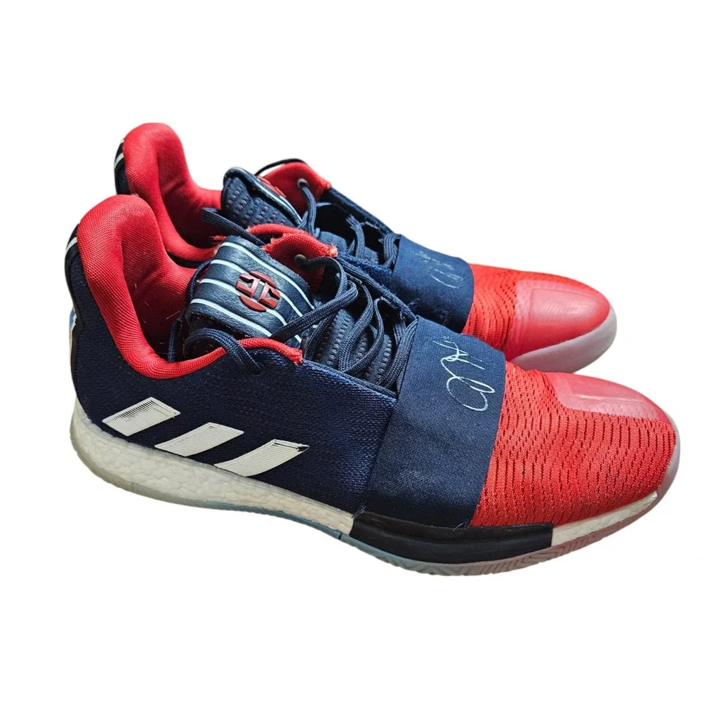Adidas Harden Vol.‎ 3 Legend Ink Power Red Navy Mens 12 Rockets 90s Jersey